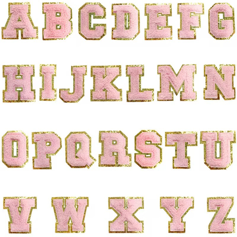 Chenille Letter Patches