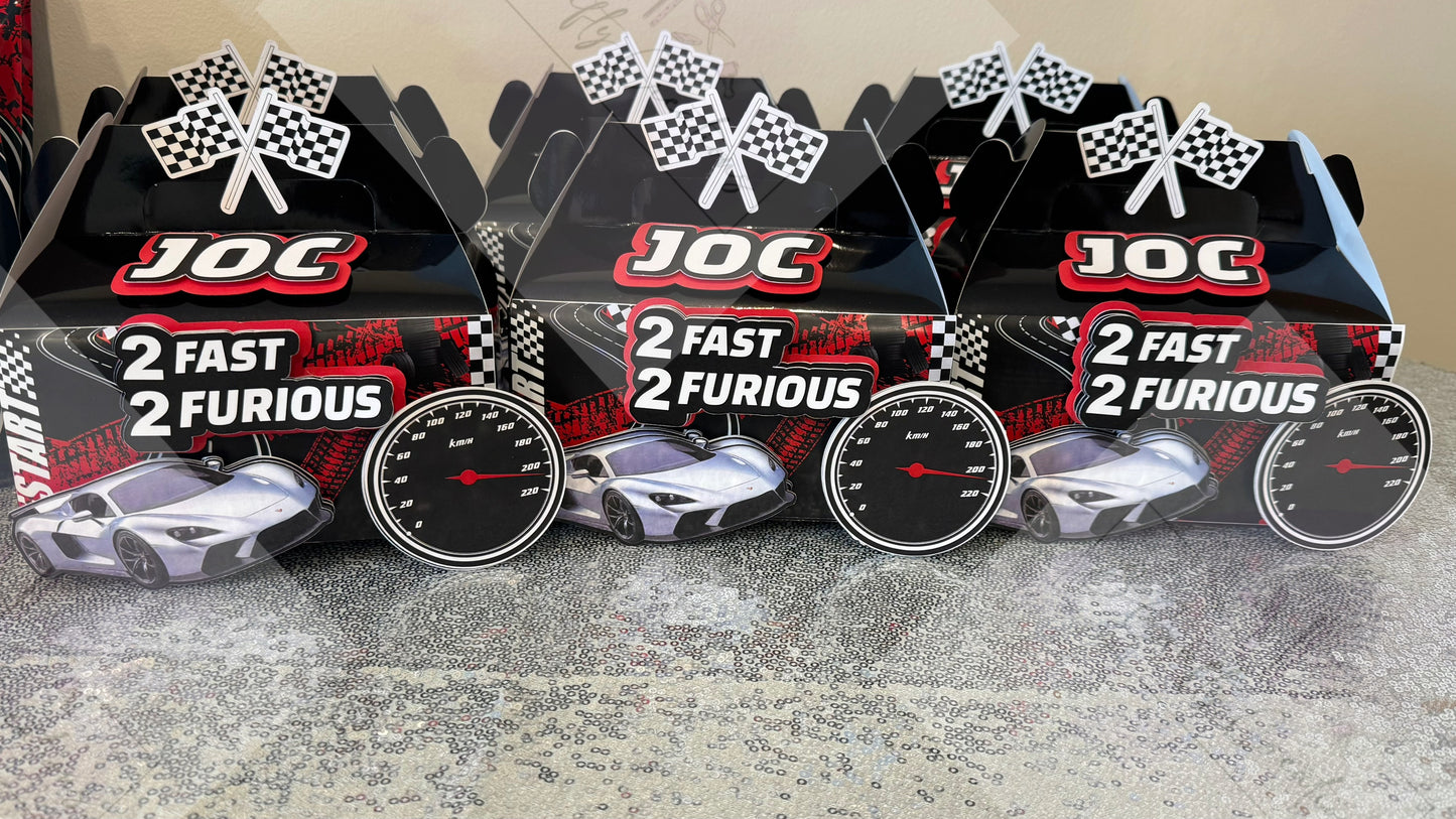 2 Fast 2 Furious Theme Party Favor Bundle