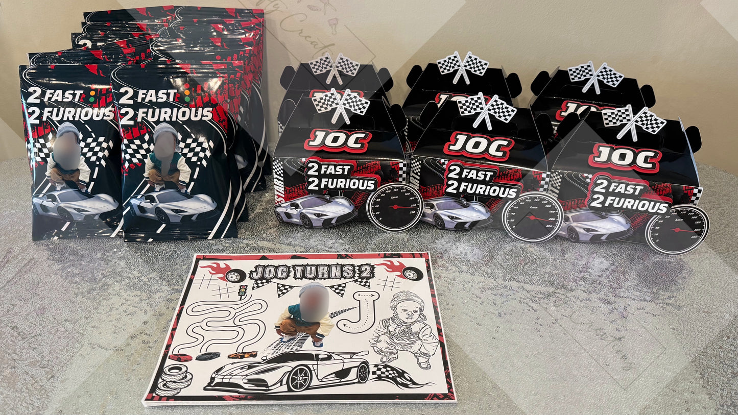 "2 Fast 2 Furious" Theme 3D Gabel Box Only