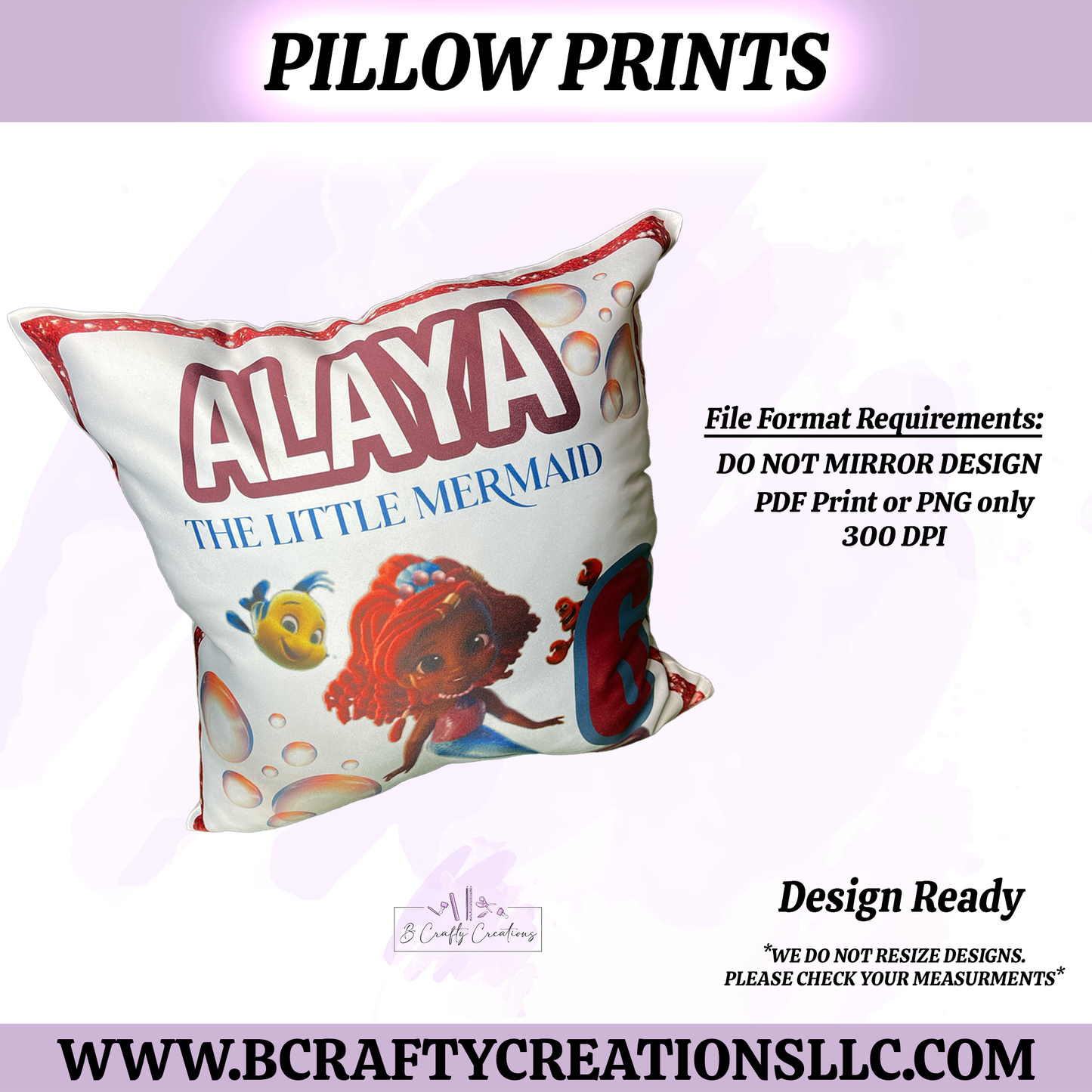 Pillow Print (Design Ready)