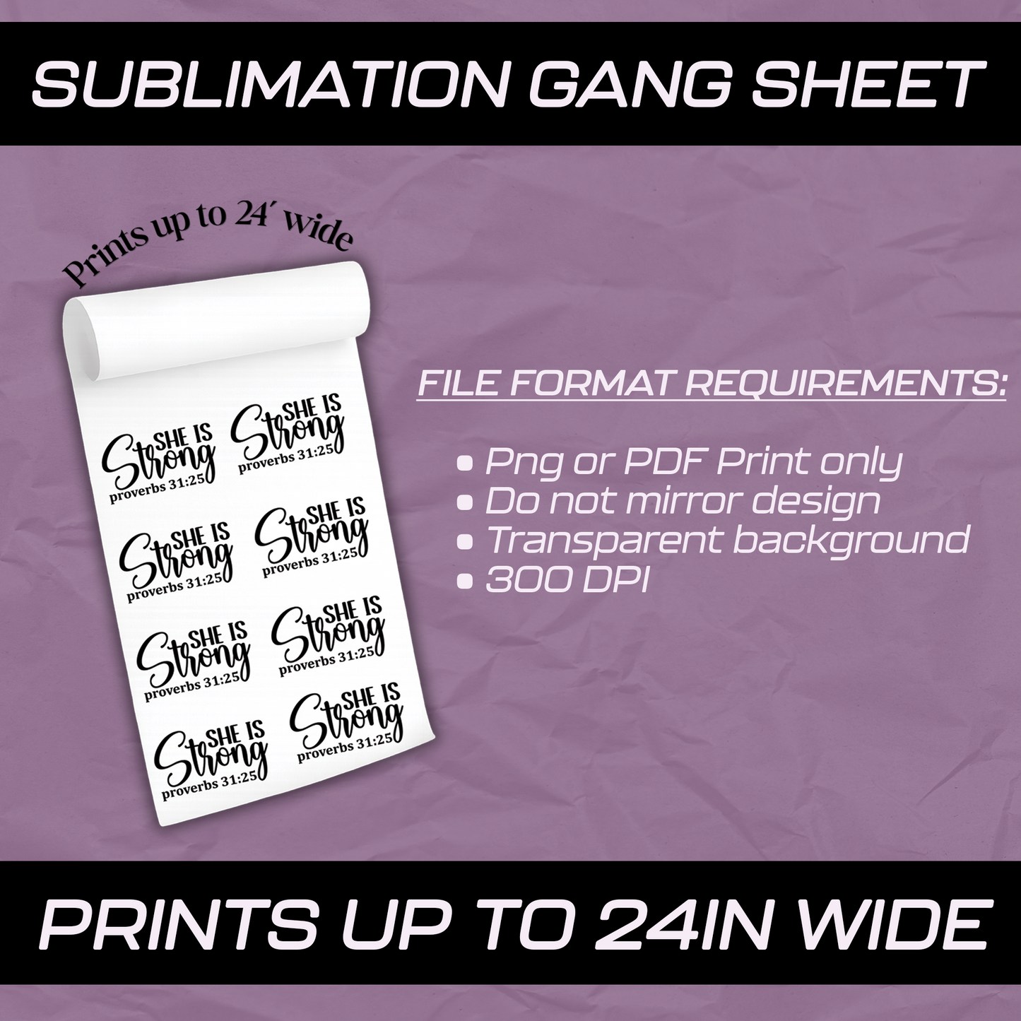 Sublimation Gang Sheet