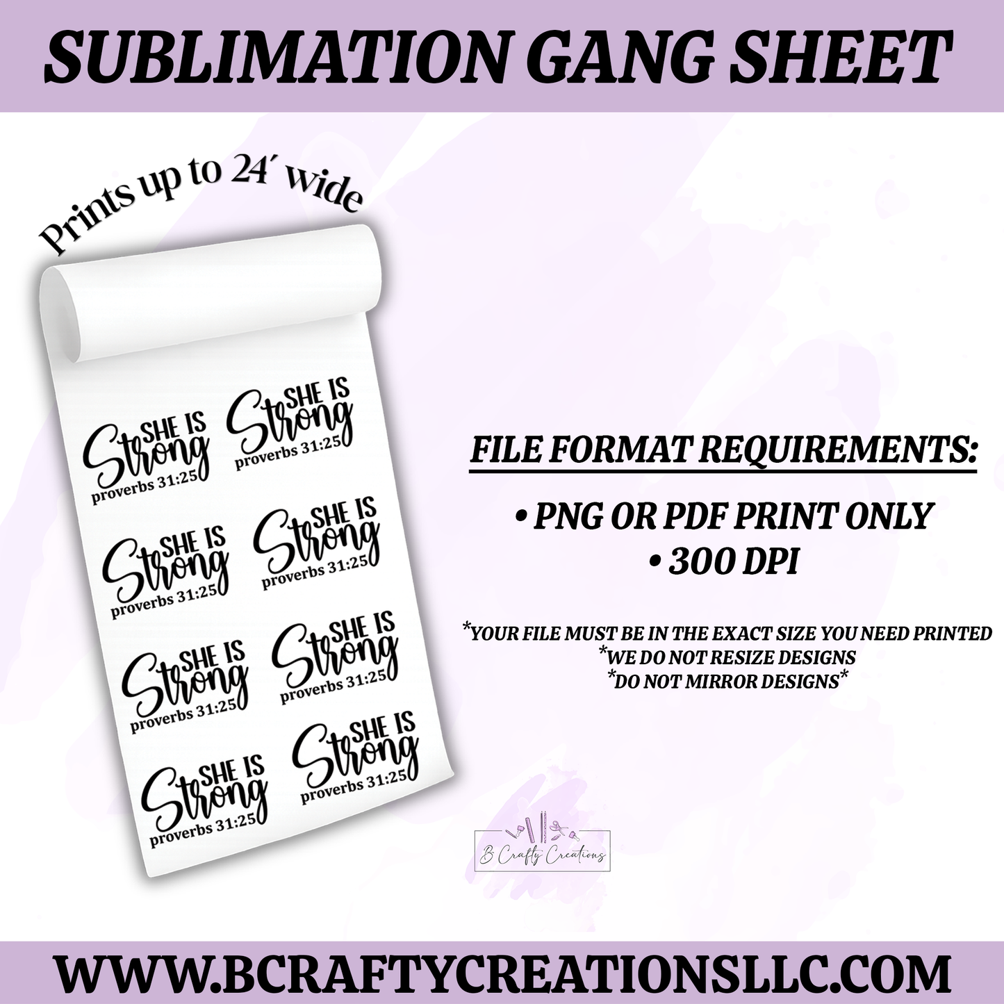 Sublimation Gang Sheet