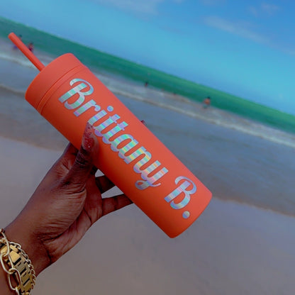 Personalized 16oz Matte Tumbler