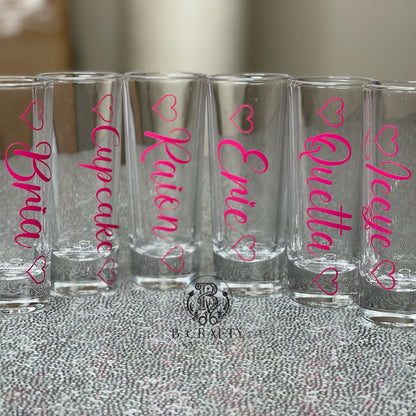 Girls Night Shot Glasses