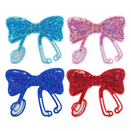 Sparkle Bow Nurse Patch