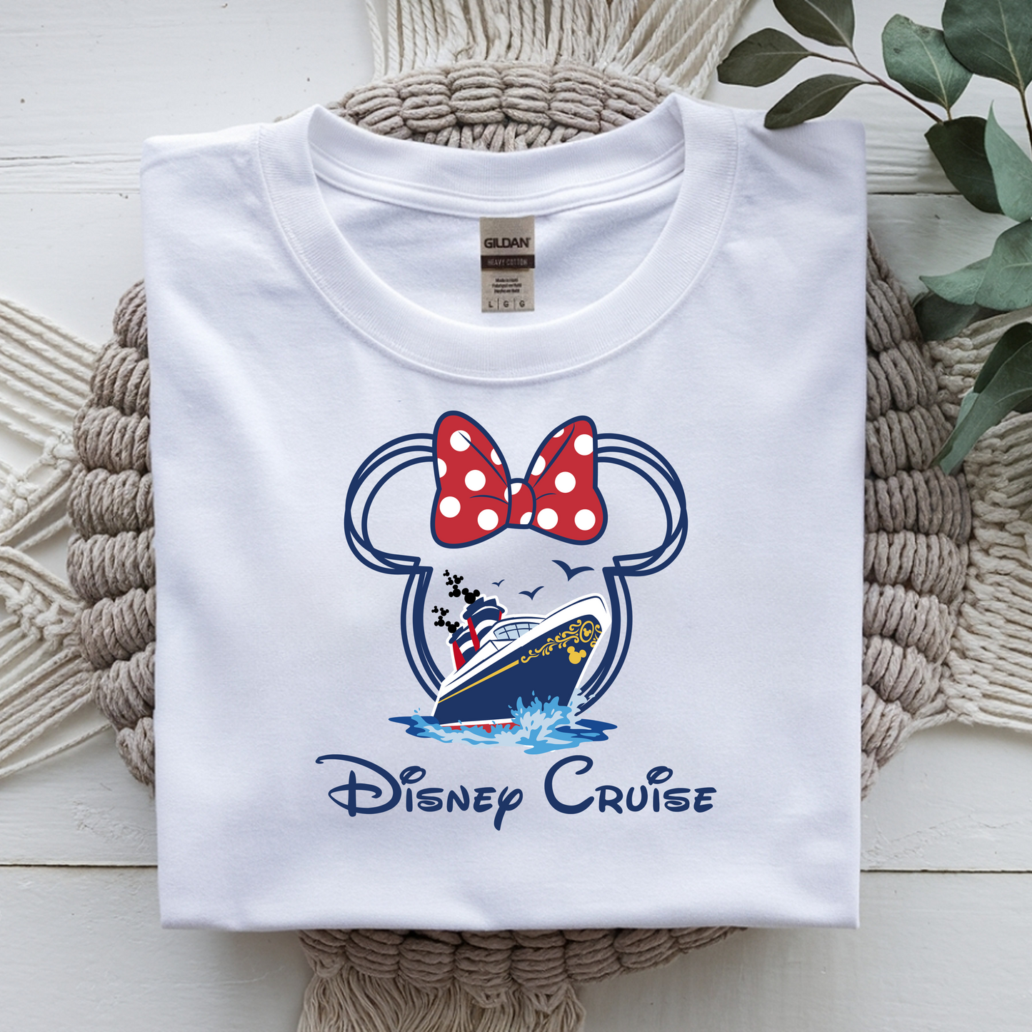 Disney Cruise Shirt - Red Bow