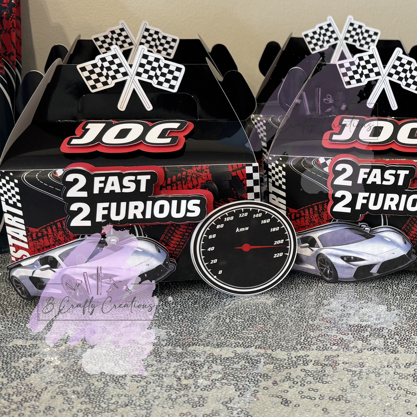 "2 Fast 2 Furious" Theme 3D Gabel Box Only