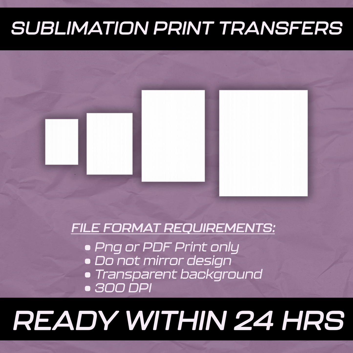 Sublimation Print Transfer